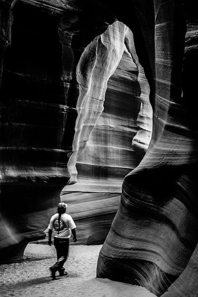 Antelope Valley in zwart-wit van Gerrit de Heus