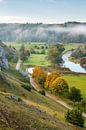 Morning in the Eselsburg valley with the river Brenz near Heidenheim by Daniel Pahmeier thumbnail