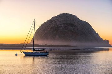 Verträumter Sonnenuntergang - Morro Bay Harbor von Joseph S Giacalone Photography