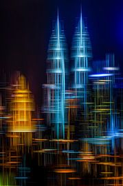 Kuala Lumpur Petronas Towers by Dieter Walther