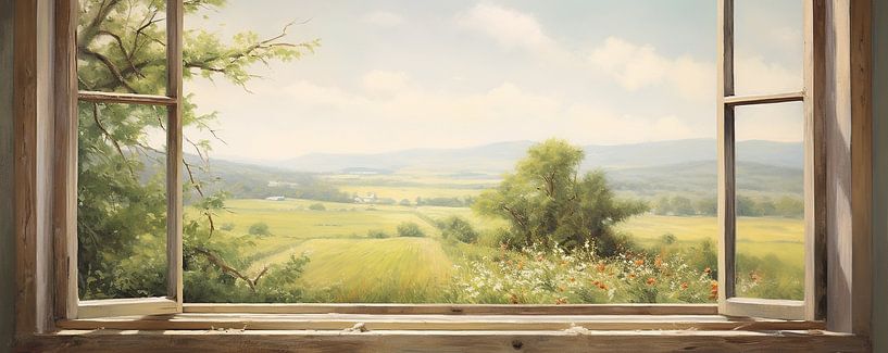 Illussie van een Raam 37.65 van Blikvanger Schilderijen
