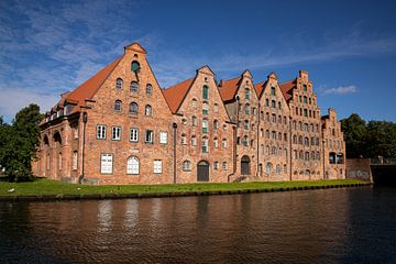 Stockage du sel Ville hanséatique de Lübeck, Allemagne sur Adelheid Smitt