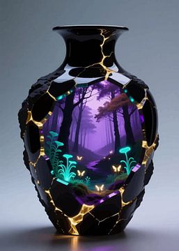 Dream Inspired Artistic Vase – Abstract Decorative Art