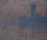 Huizen van het Parlement, Sunlight Effect (Le Parlement, effet de soleil), Claude Monet van The Masters thumbnail
