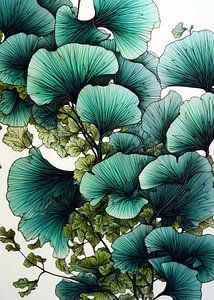 Ginkgo Biloba natur kunst grün #ginkgo