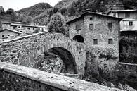 Old stone bridge in Fabbriche di Vergemoli Tuscany by Frank Andree thumbnail