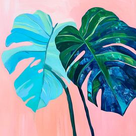 Tropical leaves by Poster Art Shop