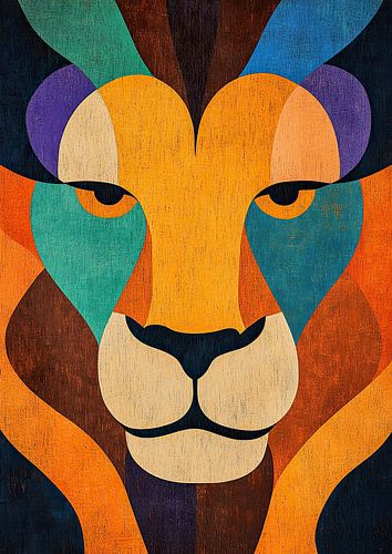 Guardian of the savannah: The gaze of the lion