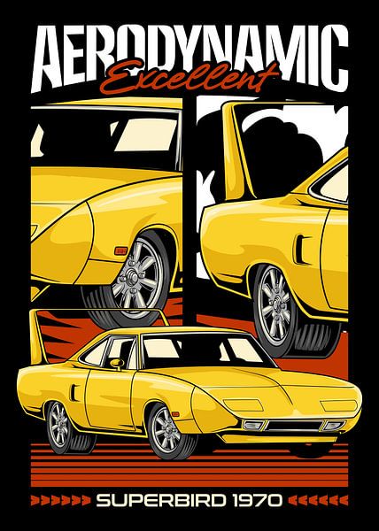 Plymouth Superbird Muscle Car von Adam Khabibi