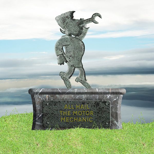 "Vive le mécanicien automobile" par Grüntyers .