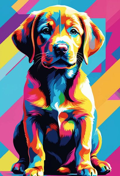 Labrador Retriever Pop Art by MIROKKU