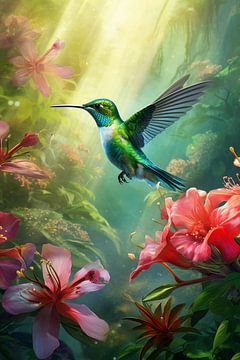 Hummingbird: The Butterfly of the Bird World by New Future Art Gallery