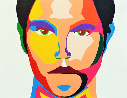 Focus, face portrait