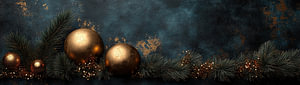 Festliche Weihnachtskugeln