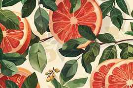 Grapefruit von Poster Art Shop