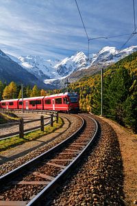 Räthische Bahn im Engadin