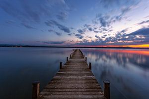 Sonnenuntergang am Starnberger See Bayern
