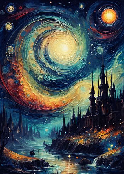 Castle near the lake by Hamka Risha