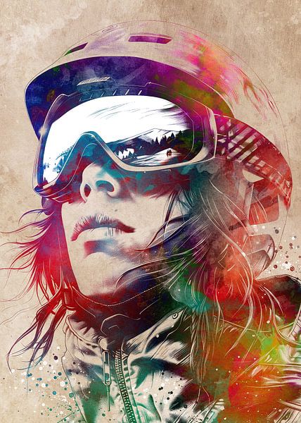 Mountaineer sport art #climber by JBJart Justyna Jaszke