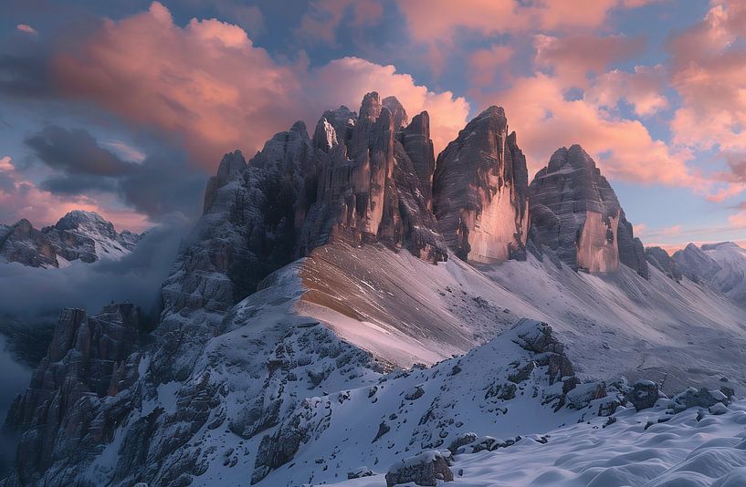 Geheimnisvolle Dolomitenpfade von fernlichtsicht
