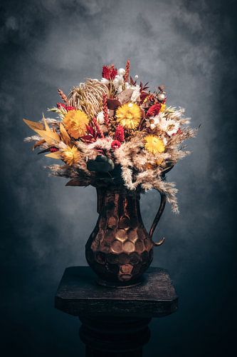 Bouquet of dried flowers "colours of harvest