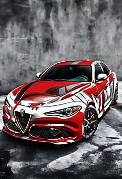 Alfa romeo qv splash art von kevin gorter