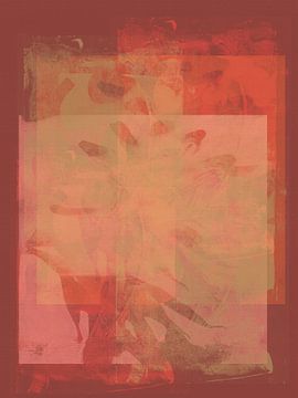 Modern abstract minimalist painting in warm colors by Abstract Minimalist Art