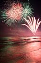 Feuerwerk am Strand von Zingst an der Ostsee von Christian Müringer Miniaturansicht