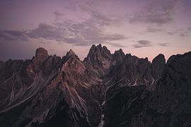 Ein zauberhafter Abend über den Dolomiten