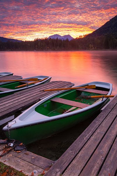 Sunrise at Hintersee by Martin Wasilewski