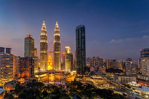 Petrona-Zwillingstürme, Kuala Lumpur, Malaysia von Adelheid Smitt