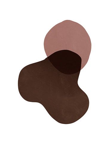 Abstrakte Formulare in warmen Farben drucken