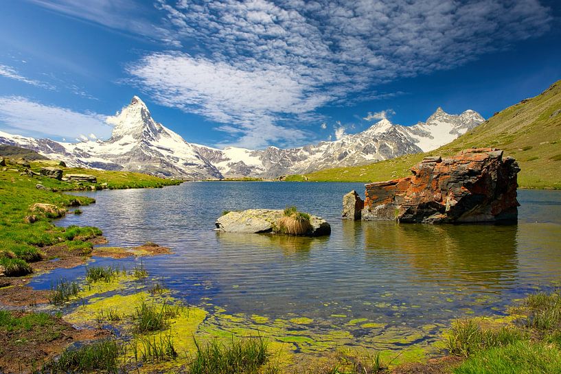 Matterhorn met Stelli Meer van Dieter Fischer