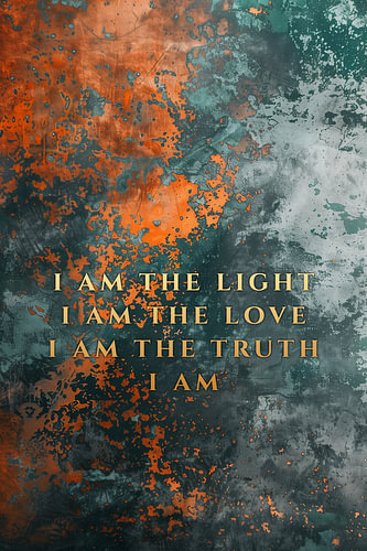 Golden Affirmation – Industrial Copper & Green