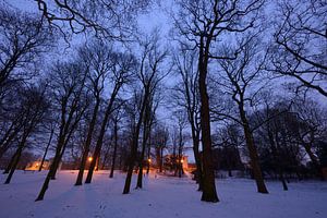 Park Servaasbolwerk / Sonnenborgh in Utrecht met museum en sterrenwacht Sonnenborgh van Donker Utrecht