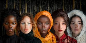 Une harmonie visuelle de la diversité mondiale