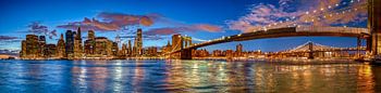 Ein HDR-Panorama von New York City