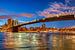 Een panorama HDR van New York City van Jim De Sitter