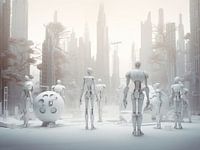 Abstractions futuristes : Un voyage dans les villes du futur