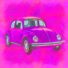 Käfer auf Rosa von Joost Hogervorst