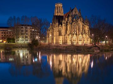 Johanneskirche aan de Feuersee van Keith Wilson Photography