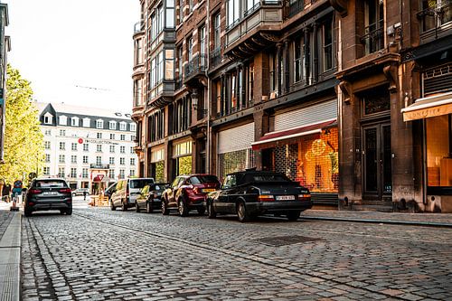 Parked cars in Brussels