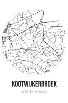 Kootwijkerbroek (Gueldre) | Carte | Noir et blanc sur Rezona