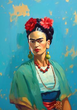 Frida Poster - Frida Art Print by Niklas Maximilian