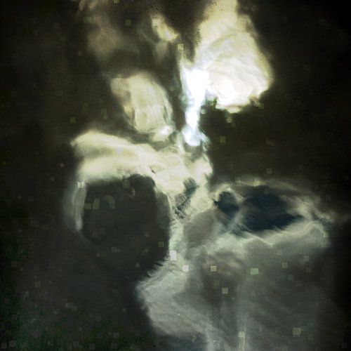 Little angel. Reflection of light in a lake.