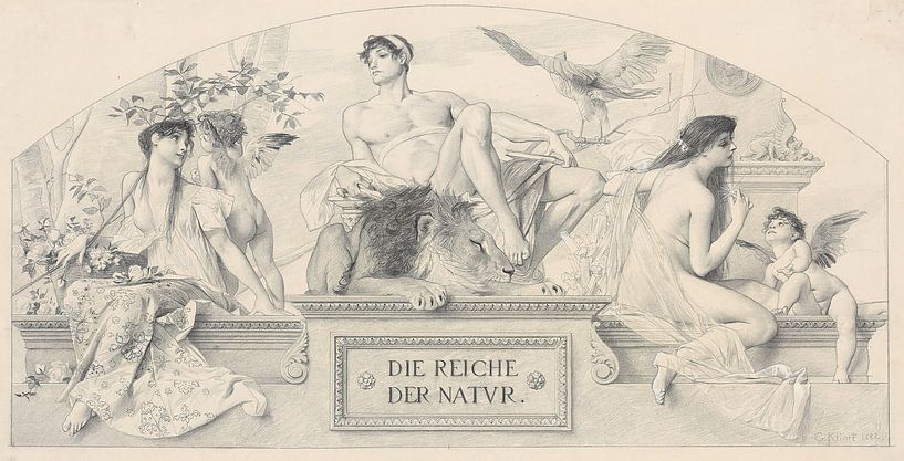 Gustav Klimt - Die Reiche der Natur von Peter Balan