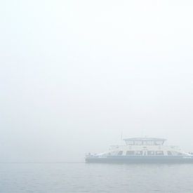 veerpont over het IJ van Jan Klomp