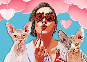 Frauen Katze Mutter #Frauen #catmother