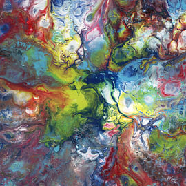 Fluid Art No. 83 by GreenART by Hubert Fenzl
