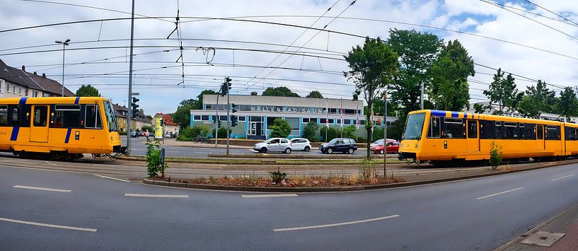 Strassenpanorama van Edgar Schermaul